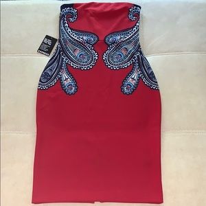 Strapless Pull on Dress